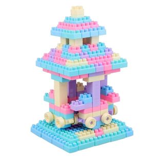 幼儿园儿童玩具益智大颗粒积木桌拼装男孩女孩3-6岁8拼图用脑动脑