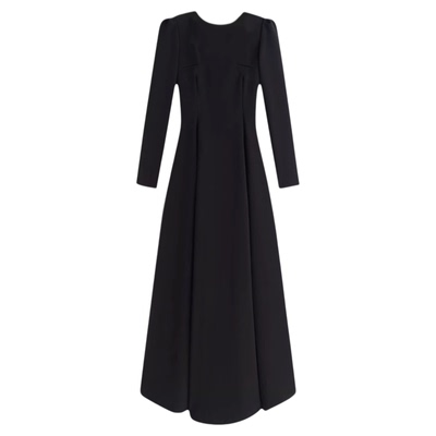 泡泡袖连衣裙女长款【赠运费险】