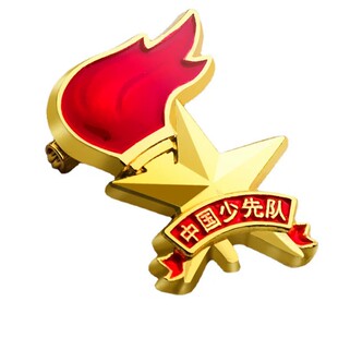 2024年少先队队徽正版标准小学生少先队员徽章别针磁铁磁扣红领巾