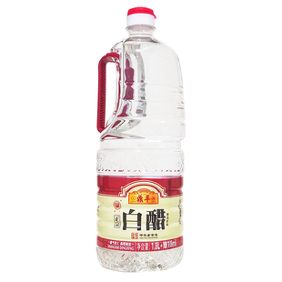 上海鼎丰5度白醋1.9L桶装食用凉拌家用洗脸醋除污去垢泡脚非醋精