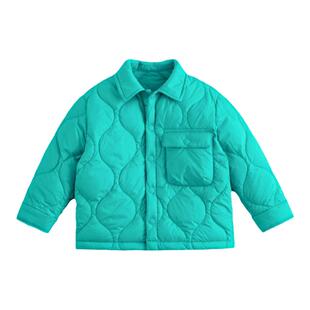 马克珍妮男童三防时尚超轻羽绒服衬衫秋冬装231511