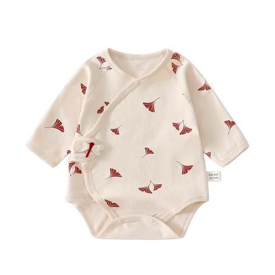 棉恋森新生婴儿衣服春秋季包屁衣