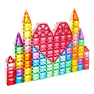 潘多象正方形磁力片方块散片补充装强磁积木拼图儿童益智玩具拼搭