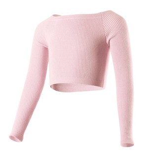 儿童舞蹈服毛衣练功服披肩冬装粉色毛衫女童跳舞外搭小坎肩芭蕾舞