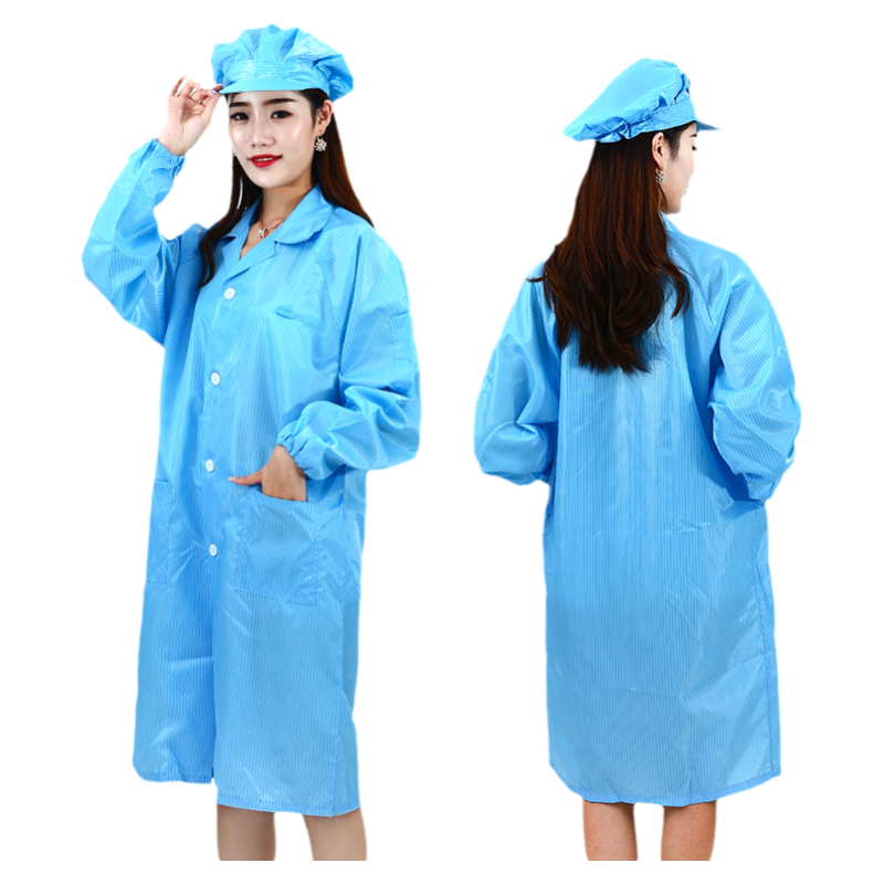 衣服大褂车间粉色防尘电子厂