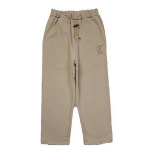 【249元任选三件】OK人烫画加绒加厚冬季针织收口休闲情侣卫裤