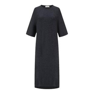 SOLSOL买手店 SWAYING/KINT 24秋冬新品设计师无缝强缩中袖连衣裙