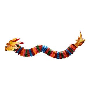 新年礼品接亲剪纸舞龙拍照道具游戏新娘婚礼布置用品拉花彩龙春节