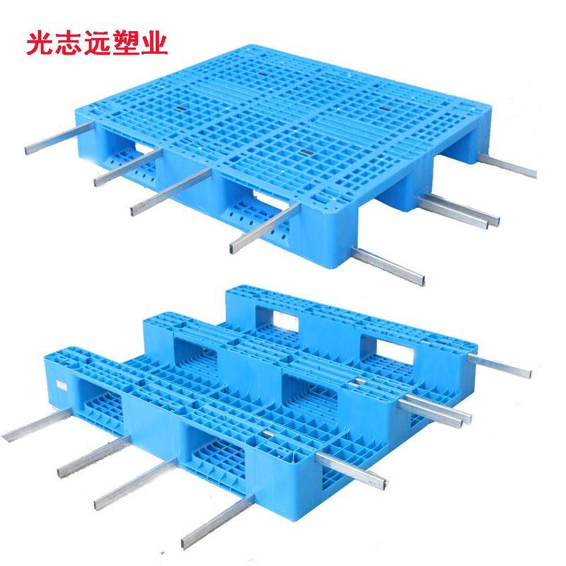 网格川字1210塑料托盘防潮塑胶重型专用叉车仓库冷库板垫板板栈卡