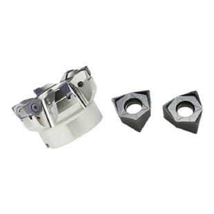 MFWN90度双面六角平面铣刀片 WNMU080608/040304大切深直角铣刀盘