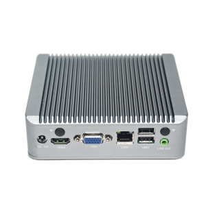 四核j1900家用办公HTPC 迷你电脑双网软路由 linux工控主机低功耗