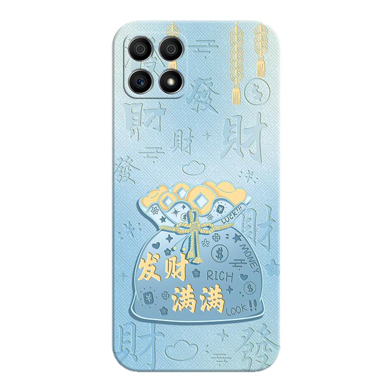 适用荣耀x8a手机壳送挂绳