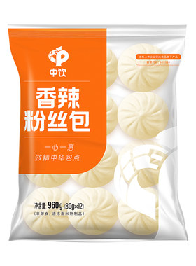 中饮巴比香辣粉丝包960g早餐包子
