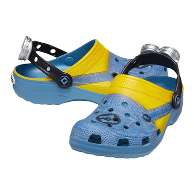 卡骆驰crocs×小黄人联名款洞洞鞋凉鞋MINIONS牛仔护目镜209477