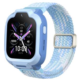 适用小米米兔5C/6C/7X/C7A/S1/REDMI小寻360电话手表金属磁吸编织弹力表带15/16/17/20mm通用款