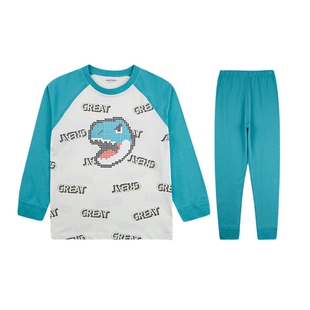 歌瑞家春春秋季男女童秋衣秋裤套装长袖上衣裤子儿童家居服 乐友