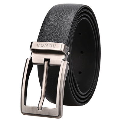 红谷男士针扣皮带青年专柜正品