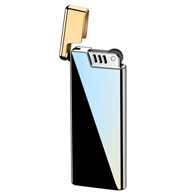 梦康金属潮流明火超薄打火机