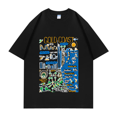 澳大利亚澳洲黄金海岸短袖T恤衫