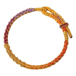 普陀山2026马年九紫离火好运手绳手工编织龙鳞护身符转运男女手链