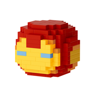 2024新款复仇者联盟钢铁侠漫威积木蜘蛛侠毒液小颗粒拼装益智玩具