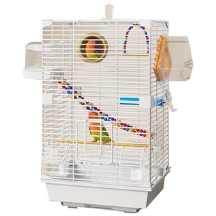 2025新款鹦鹉笼子鸟笼大空间豪华别墅家用双层防飞溅过冬虎皮专用