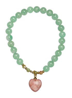 暖言民族风女款草莓晶手链