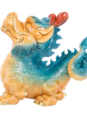 2026国潮铜摆件《2月2龙抬头》过年吉祥物 铜工艺品玄关装饰礼物