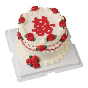 甜品台婚庆插件喜字双喜纸杯蛋糕包装盒红色喜爱心中式订婚宴摆件