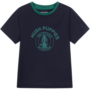 暇步士童装儿童速干短袖夏装新品男童运动衫女童休闲圆领T恤