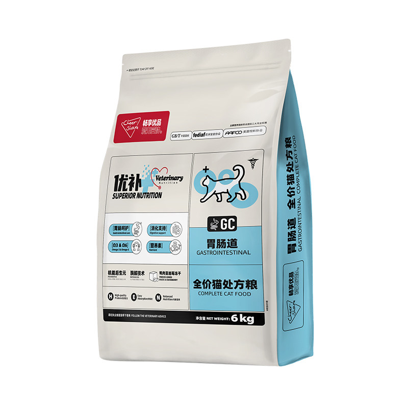 畅享优品超能优补肠道处方猫粮