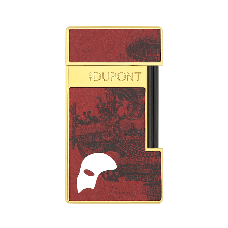 [新品]S.T.Dupont法国都彭歌剧魅影系列slimmy防风打火机纤薄正品