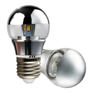 LED半电镀G45无影灯泡无频闪光源E27E14螺口魔豆吊灯圆形北欧风格