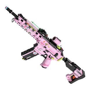砖也机械宇宙积木枪玩具国产高难度拼插军事积木吃鸡男孩生日礼物