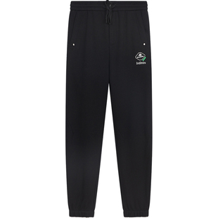 BM字母徽章美式高街裤子男士高端休闲裤束脚卫裤男秋冬款2024新款