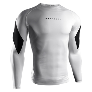 HAYABUSA 隼Pro Ranked新款紧身长袖格斗训练衣健身服柔术防磨衣