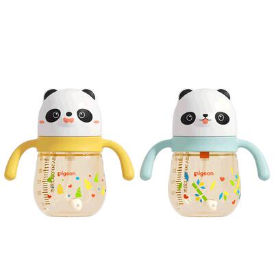 贝亲儿童水杯重力球吸管杯