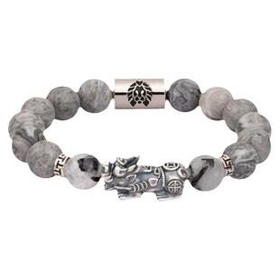 RASTACLAT八方来财貔貅新中式珠链男女生情侣小狮子国风手串礼物