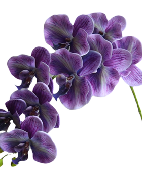 仿真花玫瑰紫色百合混搭