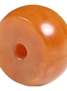 珠子哥老型珠珠子和田玉籽料黄沁