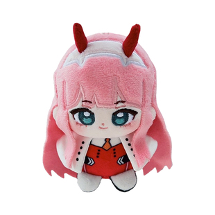 DARLING in the FRANXX国家队02小坐姿棉花娃娃毛绒挂件玩偶公仔