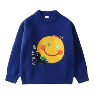 【年服系列】植木童装儿童毛衣2026秋冬新款中大童针织衫男童女童
