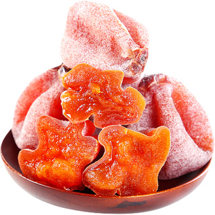 正宗陕西富平柿饼流心爆浆独立包装糖心霜降新货吊干柿子饼礼盒