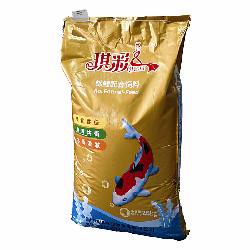 琪彩牌锦鲤饲料金鱼通用上浮鱼粮颗粒型大袋专用鱼饲料观赏鱼鱼食