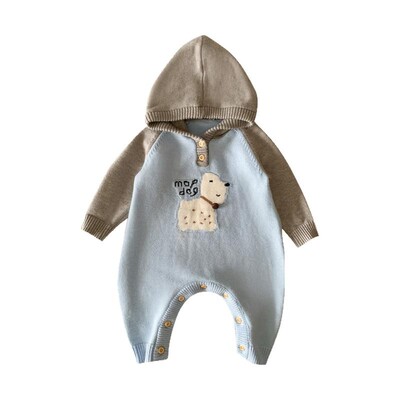 sarakids亲子装一家三口秋装婴儿爬服不一样的母子小月龄外出毛衣