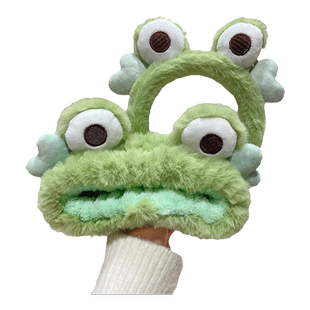 金晨同款可爱小狗耳朵洗脸发带帕恰狗发箍2023年新款压发头箍发捆