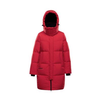 波司登中长款羽绒服女士可脱卸帽