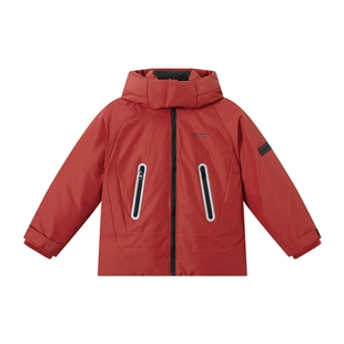 多多家男童羽绒服山系户外儿童保暖印花外套2025冬装新款秋冬男孩