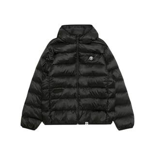 Aape旗舰店男装秋冬小标徽章简约休闲连帽羽绒服外套7720XXP