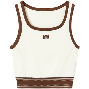 太平鸟女装年秋季款撞色线背心A3EFE3112